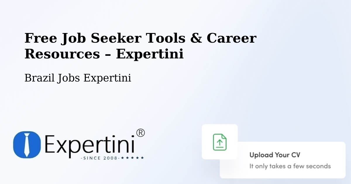 Free Job Seeker Tools & Career Resources – Uniflor - Uniflor, Brazil Jobs Expertini