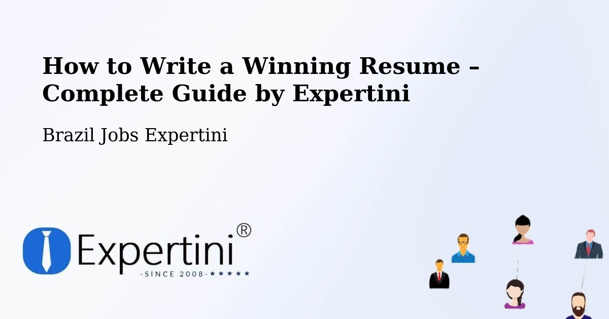 Resume Writing Guide for Job Seekers – Uniflor - Uniflor, Brazil Jobs Expertini